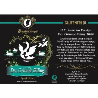 H.C.Andersen Brewery Grimme Ælling/Fynsk Stout 50cl  6,3% Glutenfri