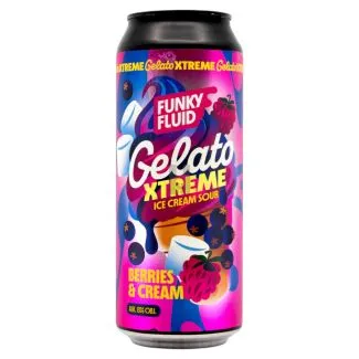 Funky Fluid Gelato Xtreme Berries & Cream 8% 50cl 
