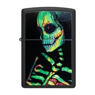 Zippo Glowing Skull