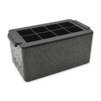 Firkantede, krystalklare isterninger - Havnens vin 