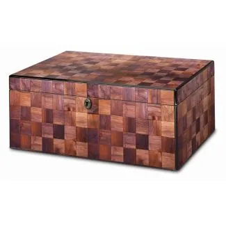 Humidor Napa – desktop cigar-humidor, Spanish cedar liner og antik lås