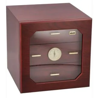 Adorini Chianti Medium Deluxe Humidor Rosewood – elegant rosewood veneer humidor med glaslåge og plads til ca. 100 cigarer