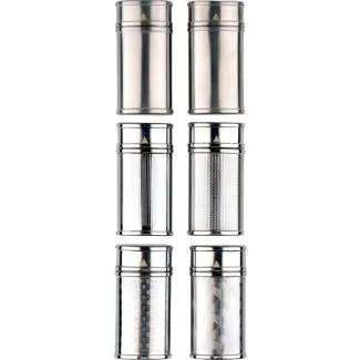 Passatore lommeansker i krom med skydelåg – askebæger med skubbemekanisme