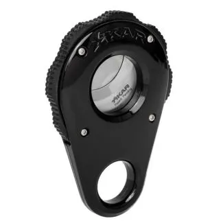 XIKAR Revolution Cigar Cutter – sort finish, springassisteret roterende klipper