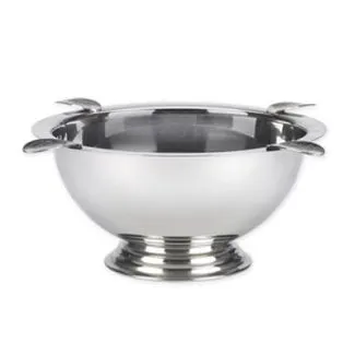 Stinky Cigar Ashtray Stainless Steel – dyb skål og 4 cigar-riste i rustfrit stål