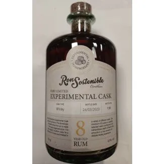 Ron Sostenible, Experimental Cask Whisky 8 Y.O., 43% 70 cl.
