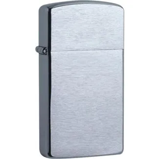 Zippo slim chrome brushed