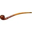 Vauen Auenland Friddo glatt pibe i brun briar med akryl mundstykke.