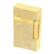 S.T. Dupont Le Grand Cling Gold Diamond Head lighter med struktureret guldfinish.