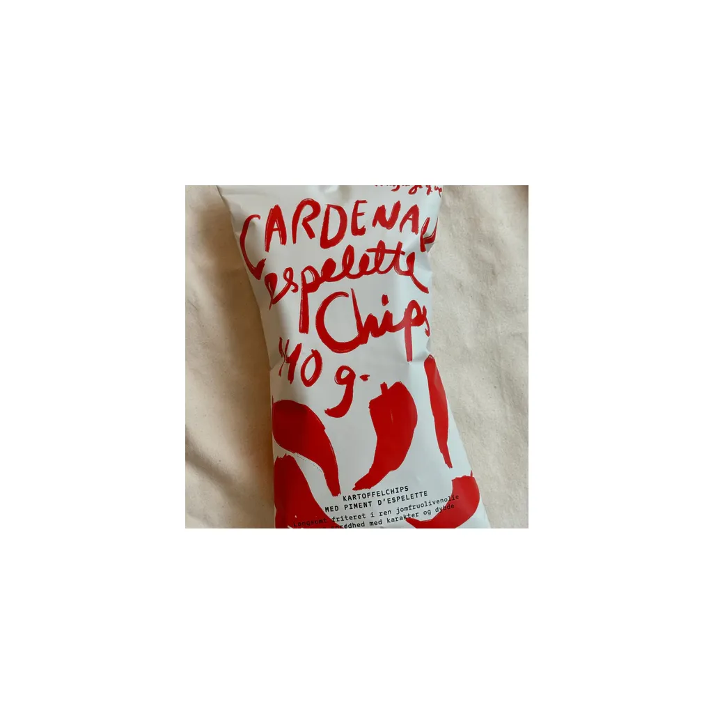 CARDENAU Kartoffelchips med Piment d'Espelette 140g