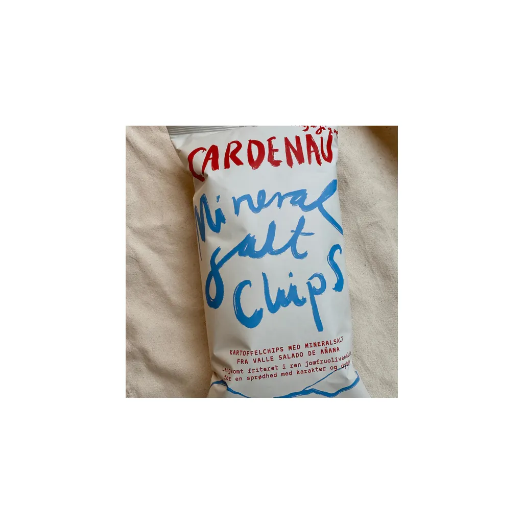 CARDENAU Kartoffelchips med Mineralsalt  140g