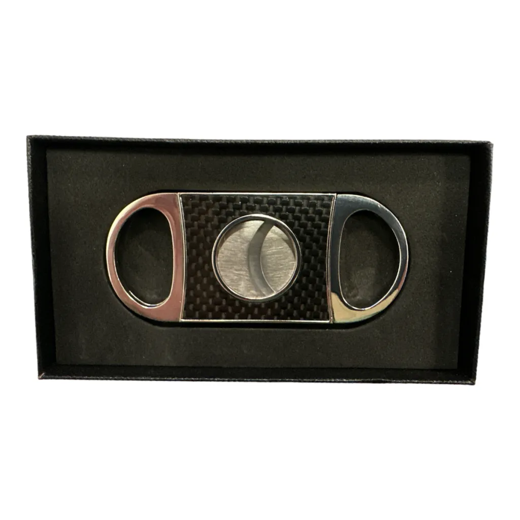 Cigarklipper i kulfiberlook – Carbon Fiber Cigarklipper guillotine type