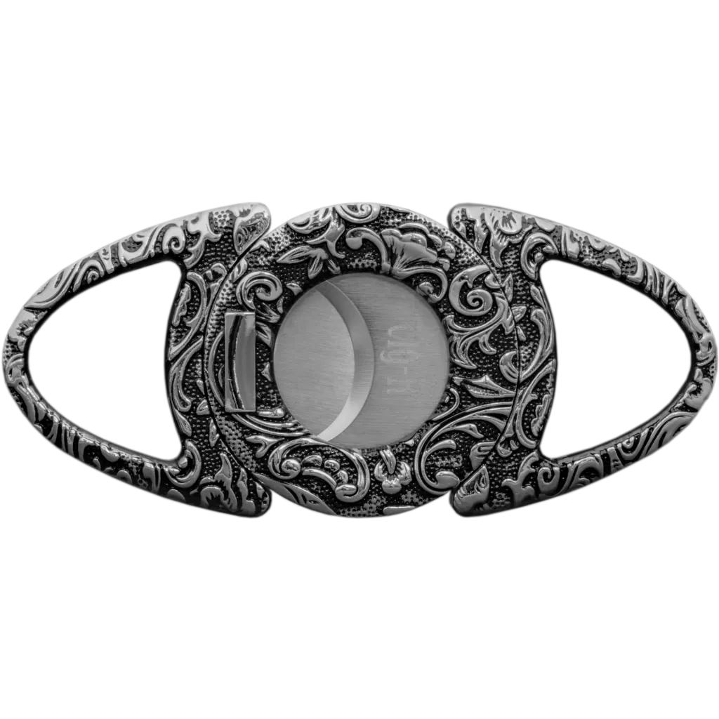 Cigar Cutter Bull's Eye Antik Silver