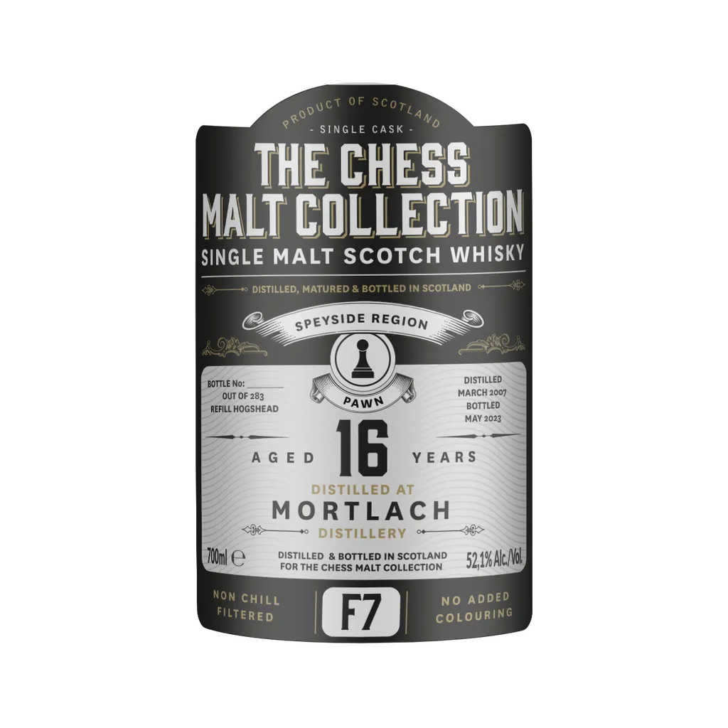 The Chess Malt Collection Mortlach 16 Y.O. 52,1% 70 cl – flaske hos Havnens Vin