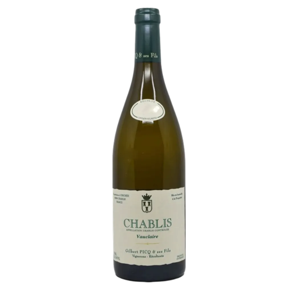 Gilbert Picq Chablis En Vaudecorse 2023 – hvid Bourgogne i klassisk flaske