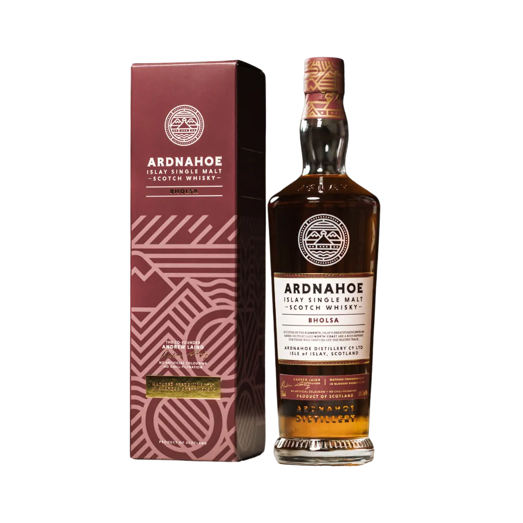 Ardnahoe Bholsa 50% 70 cl – Islay single malt whisky flaske hos Havnens Vin