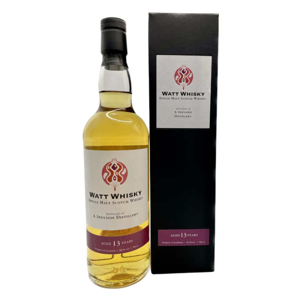 Watt Whisky Speyside Single Malt 13 Y.O. 56,1% 70 cl – flaske hos Havnens Vin
