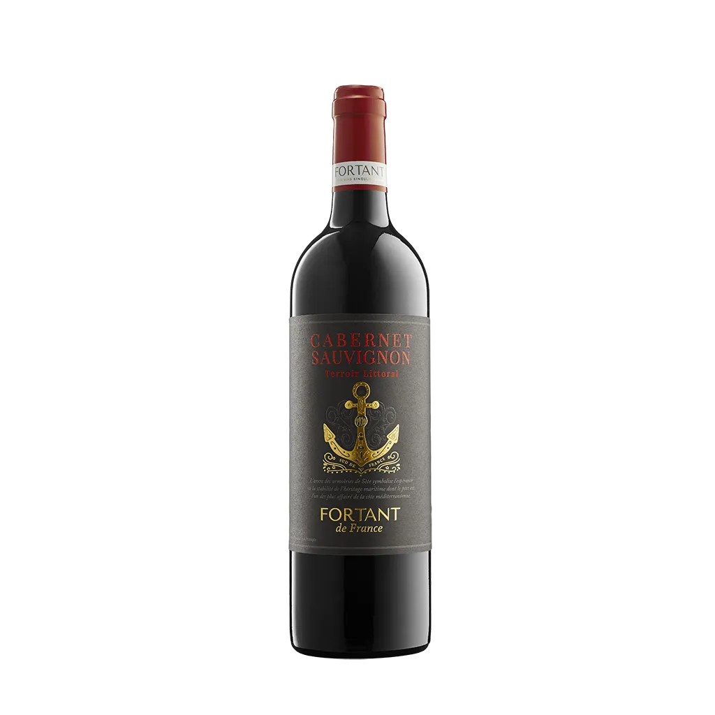 Littoral Fortant Cabernet Sauvignon – fransk rødvin i klassisk flaske