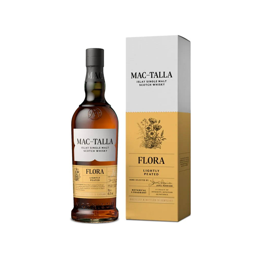 Mac-Talla Flora Islay Single Malt 48,2% 70 cl – flaske hos Havnens Vin
