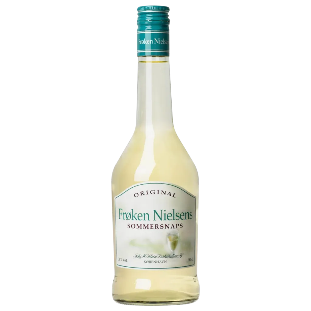 Frøken Nielsen Sommersnaps 38% 50 cl – flaske dansk snaps