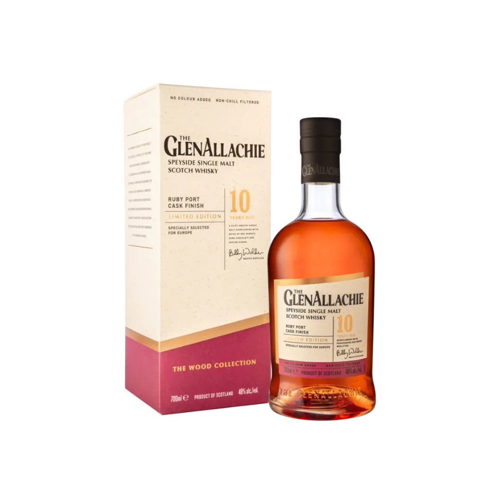 GlenAllachie 10 Years Old Ruby Port Cask Finish – skotsk whisky