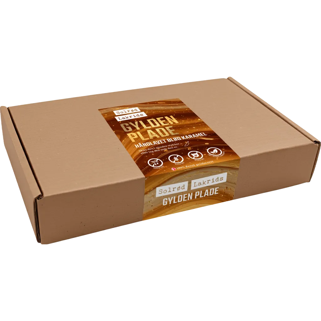 Solrød Lakrids Gylden Plade 160g