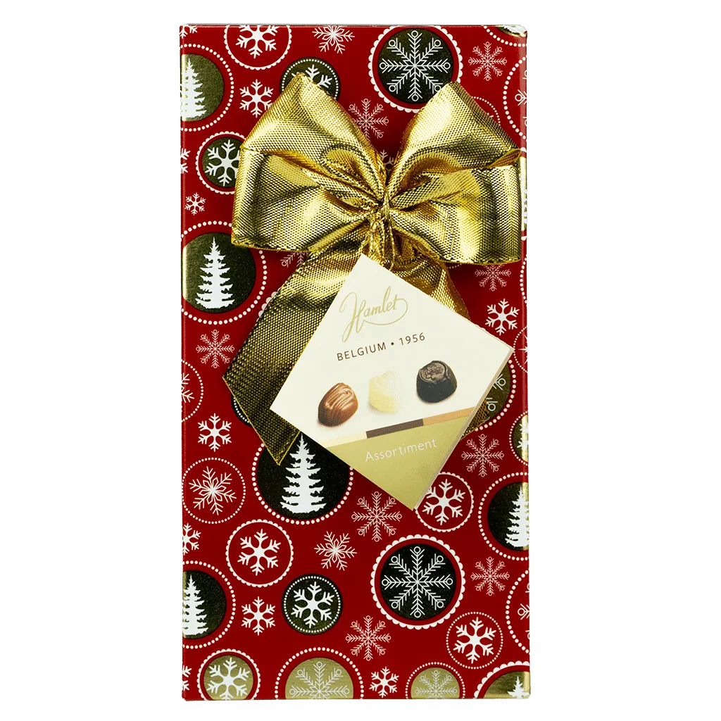 Fyldte belgiske chokolader – Juleprint 125g