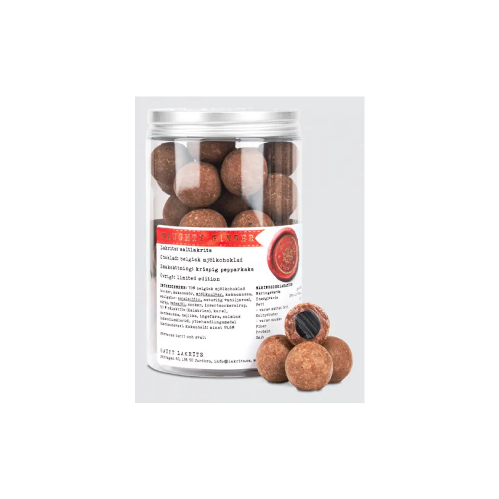 Haupt Lakrits Naughty Ginger 250g