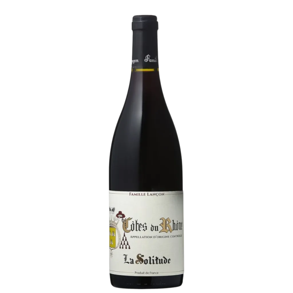 Domaine de la Solitude Côtes du Rhône 2023 – klassisk rød Rhône-vin i elegant flaske