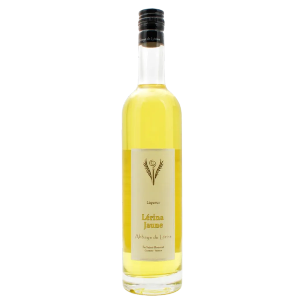 Abbaye de Lérins Lérina Jaune Liqueur 50 cl – flaske med gul urte-likør