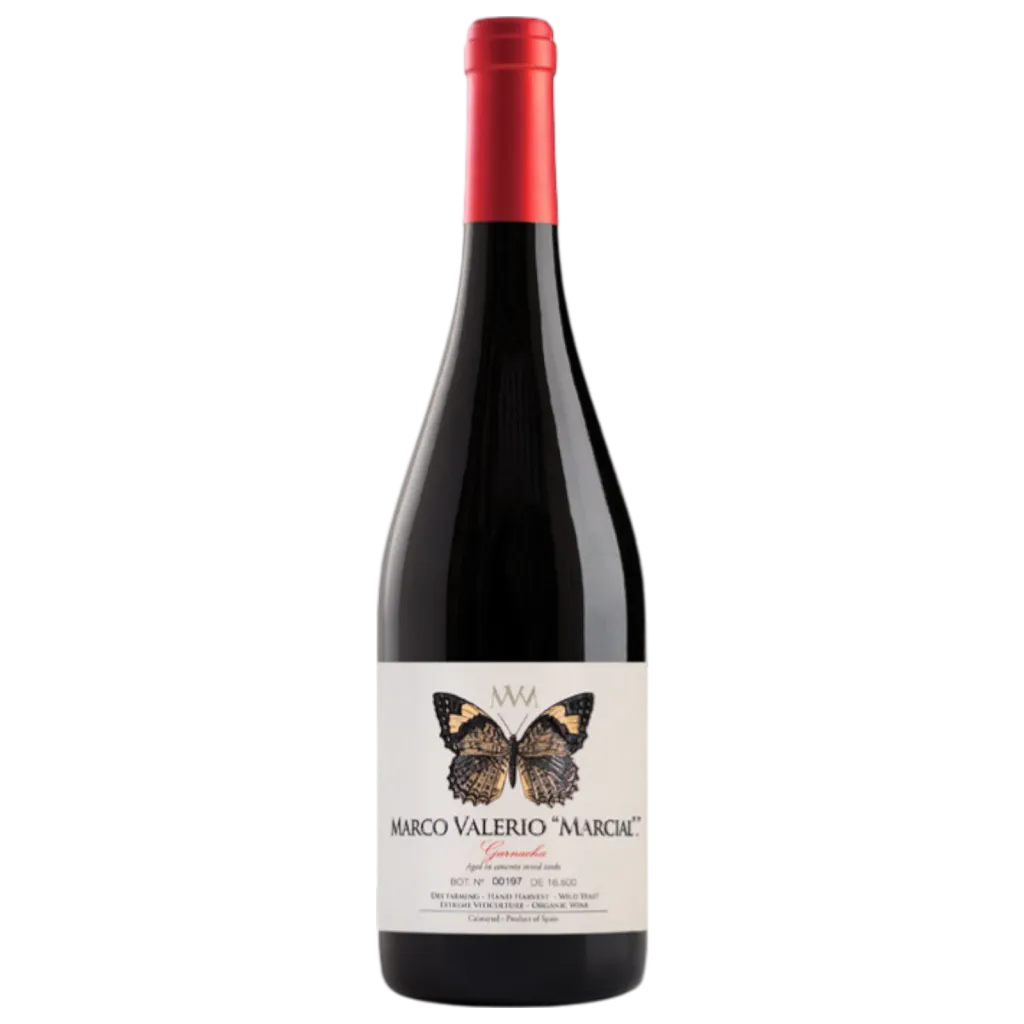 Marco Valerio Marcial Garnacha 2020 rødvin – flaske på 75 cl fra Calatayud, Spanien.