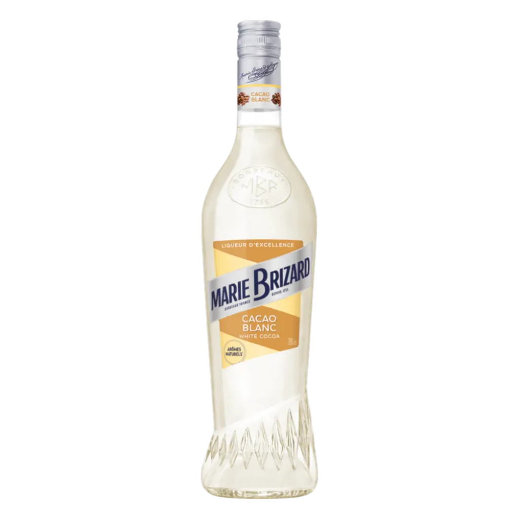 Marie Brizard Cacao White Likør 20 % 70 cl – flaske med lys kakao-likør