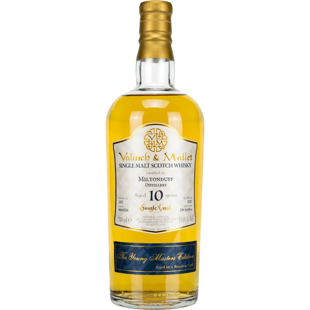Valinch & Mallet Miltonduff 10 Y.O. 53,4% 70 cl – Speyside single malt whisky