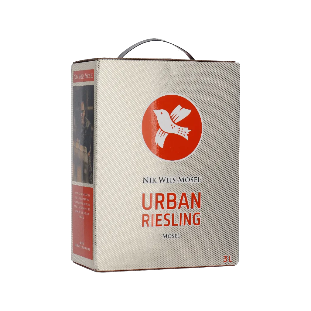 Nik Weis Urban Riesling BIB 2025 300 cl – bag-in-box hvidvin fra Mosel