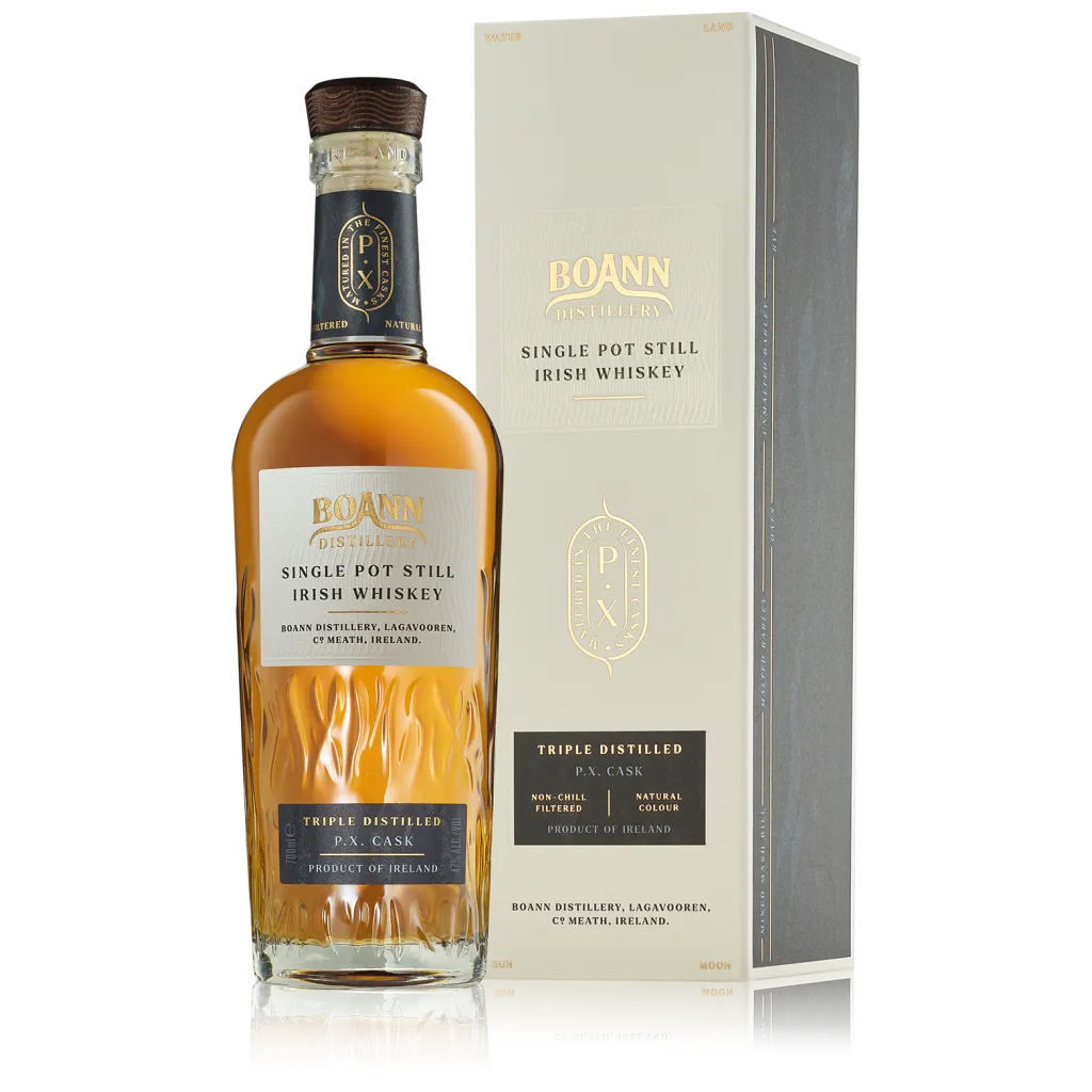 Boann Distillery Triple Distilled PX Cask 47% 70 cl – flaske hos Havnens Vin