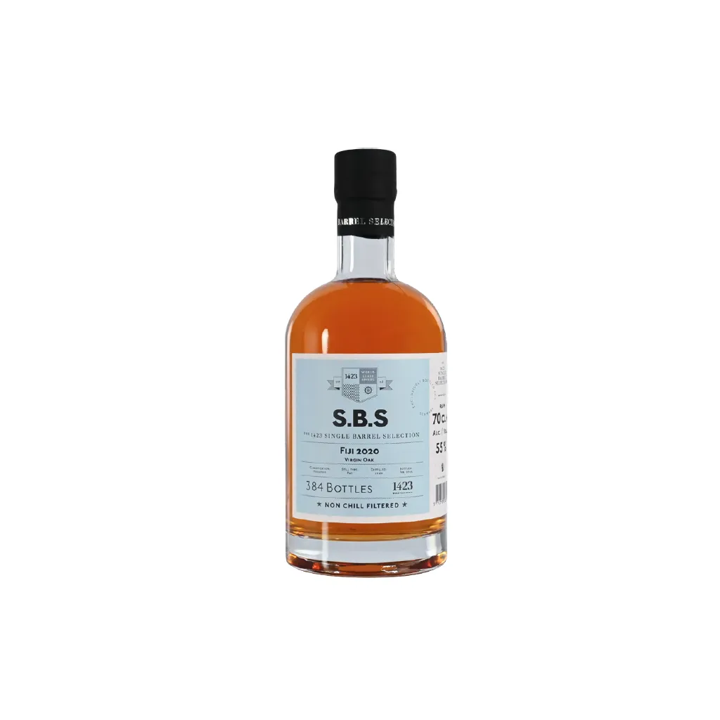 SBS Fiji 2020 Virgin Oak 55% – elegant romflaske fra Fiji

Virgin Oak fadlagret Fiji rom 55% 70 cl – limited edition

SBS Fiji 2020 70 cl – kraftfuld rom med virgin oak-karakter