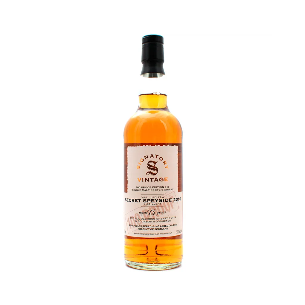 Signatory Vintage 100 Proof Edition “Secret Speyside” 13 Y.O. 57,1% 70 cl – flaske hos Havnens Vin
