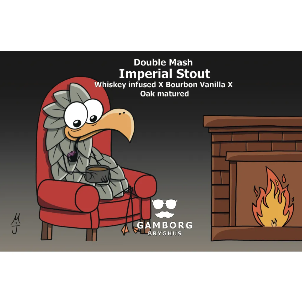 Gamborg Bryghus, Double Mash Imperial Stout 11% 33cl