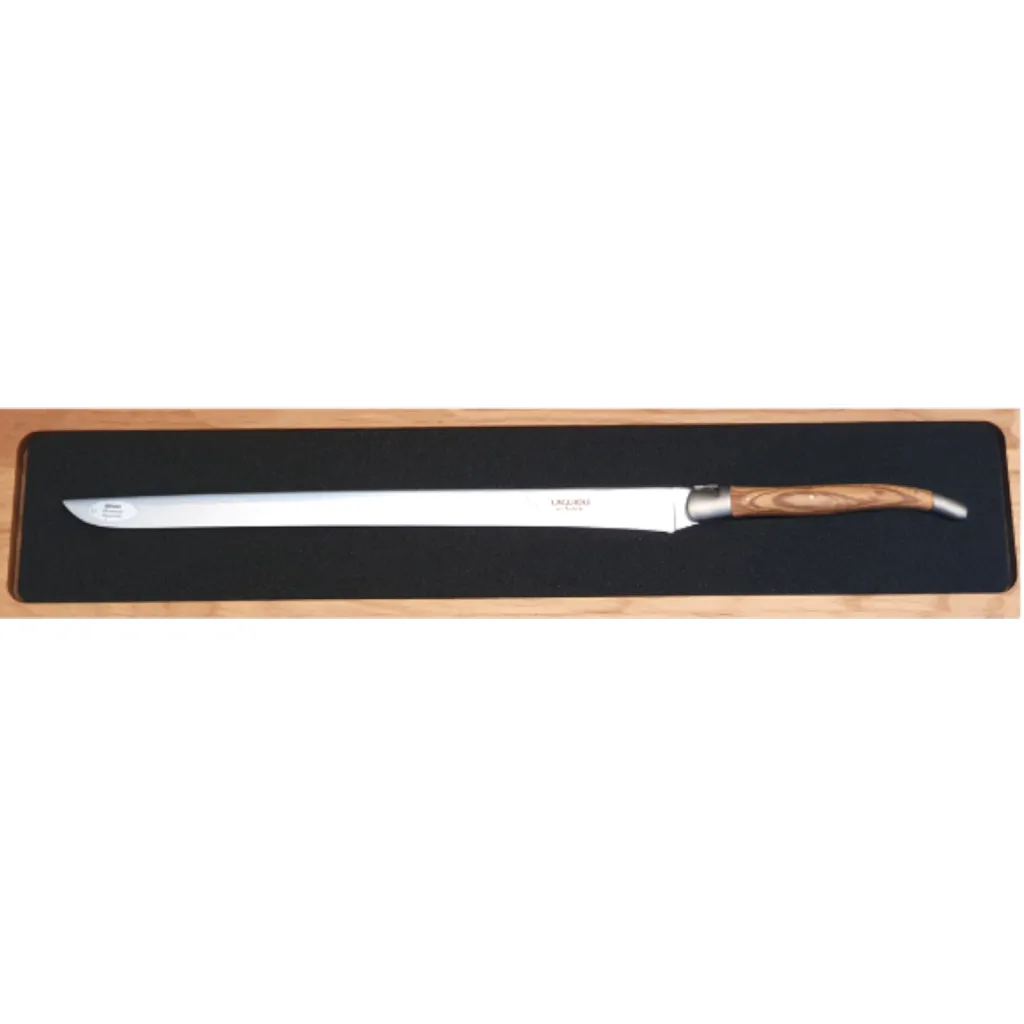 Laguiole En Aubrac - Skinkekniv i Oliventræ