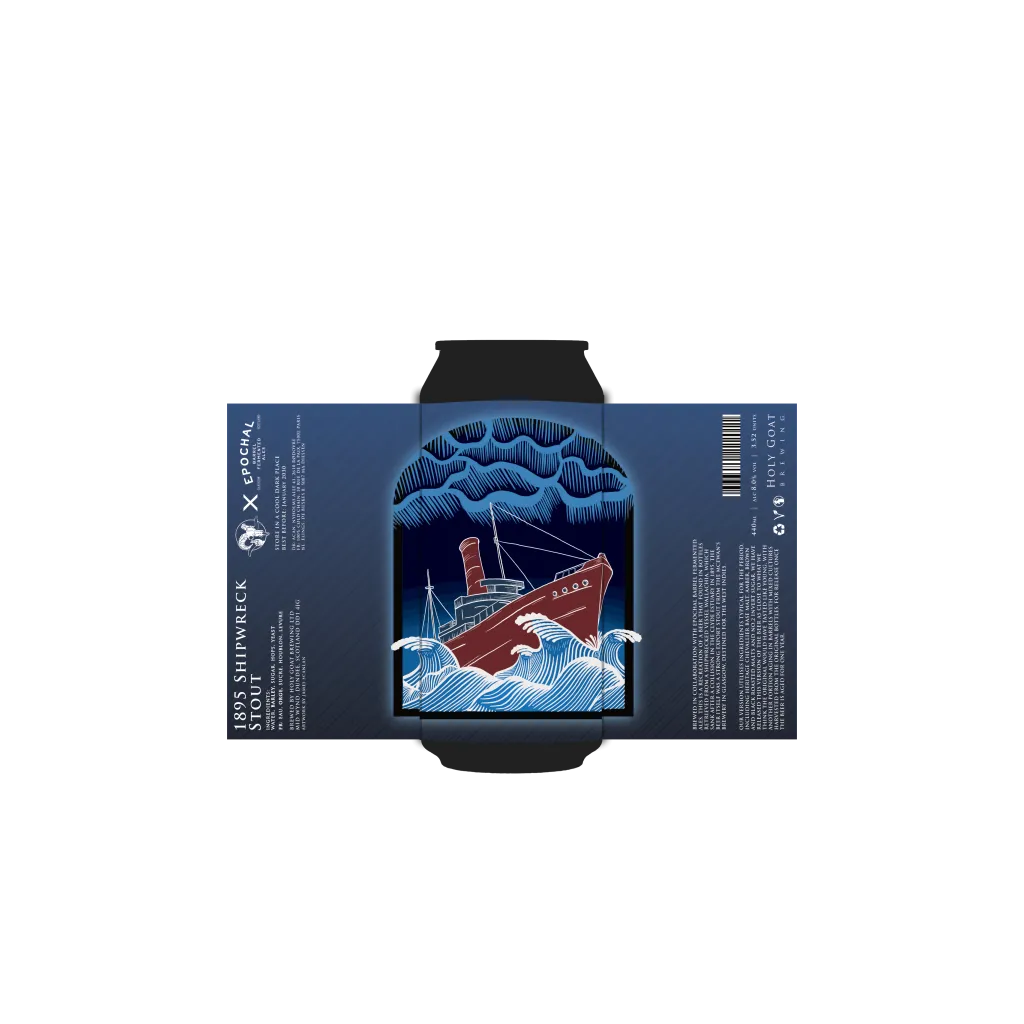 Holy Goat - 1895 SHIPWRECK Stout, 8% 44cl 