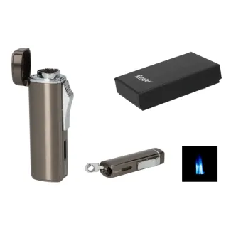 Eurojet 3×Jet Cigar Lighter Gun/Polished – dobbelt jetflamme, indbygget punch Ø7 mm, luxe finish