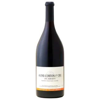 Flaske med Tollot-Beaut Aloxe-Corton årgang 2024 rødvin (75 cl) fra Havnens Vin, med den klassiske og prestigefyldte gule og hvide Tollot-Beaut-etiket.