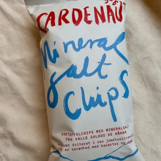 CARDENAU Kartoffelchips med Mineralsalt  140g