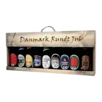 Gaveæske Danmark Rundt Jul 9x330ml 