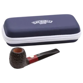 Savinelli Rugby Rusticated Black 6mm