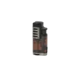 Eurojet 3×Jet Cigar Lighter Brown med indbygget cigar-punch Ø7 mm – jetflamme, refillbar