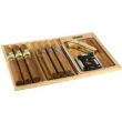 Adorini Cigar Servicebakke – træbakke med rødt indlæg til cigarer