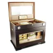 Adorini Aficionado Deluxe cigar cabinet humidor med glasfront og plads til ca. 400 cigarer.