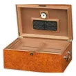 Tuscany Light Burl Humidor – elegant humidor i light burl træfinish til opbevaring af cigarer
